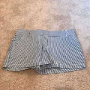 Pinstripe shorts